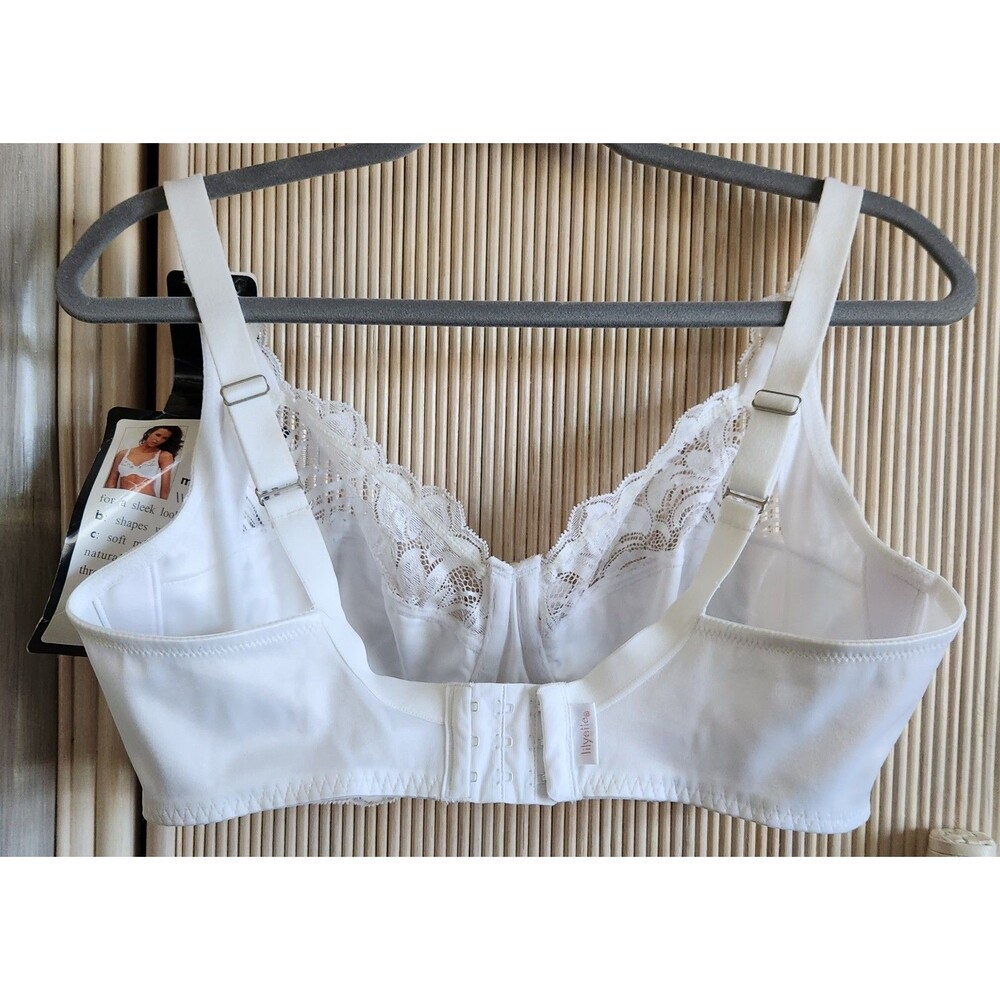 Lilyette Minimizer Bra 40DD White Style 0428 Signature Shaping Underwire NWT - Picture 2 of 10